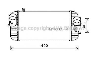 AVA QUALITY COOLING hy4326 -  Интеркулер